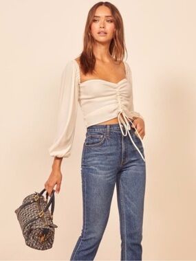 Reformation Desmond top size 2